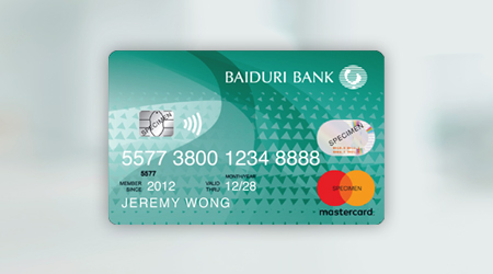 baiduri mastercard cashcard