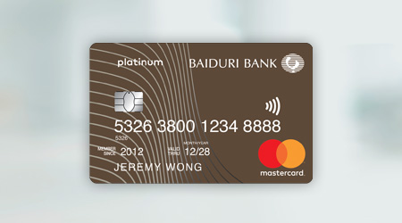 Baiduri Mastercard Platinum Credit Card